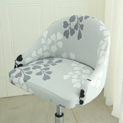 1PC Semi-Circular Universal Wear-Resistant Chair Cover Chair Cover Dust-proof Elastic Restaurant Hotel Dining Chair Cover 의자 커버