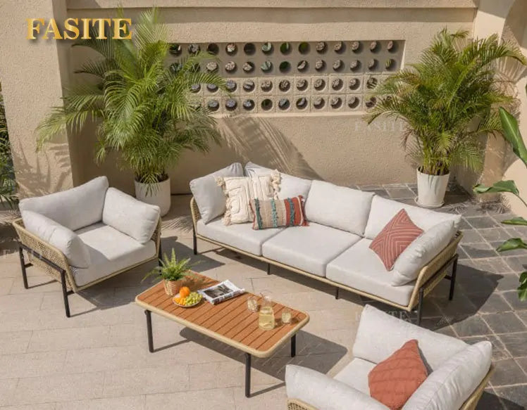 Outdoor rattan sofa balcony B & B outdoor leisure corner courtyard garden