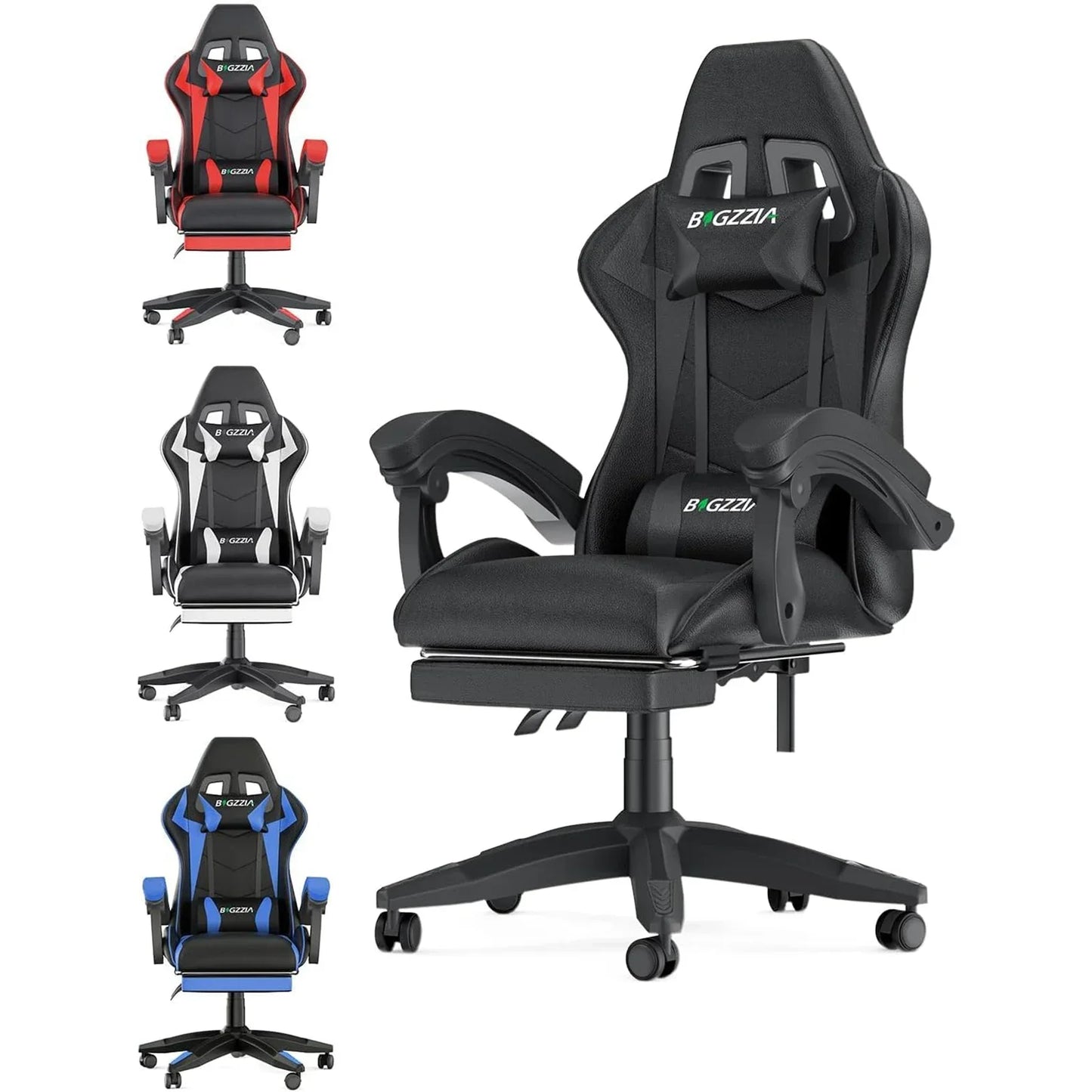 Ergonomic With Lumbar Gaming Chair With Footrest Gamer Chairs Cushion Headrest Silla Gamer Cadeira Computer Office Chair