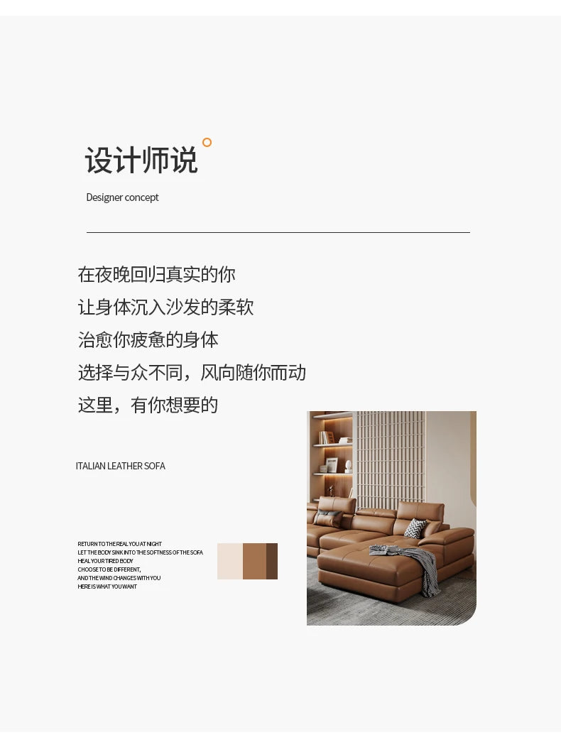European Living Room Sofa Genuine Leather Sectional Corner Sofas Modular Luxury Sofa Sala De Estar De Luxo Modern Furniture