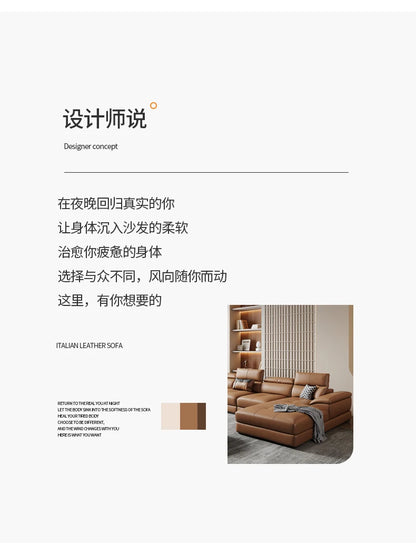 European Living Room Sofa Genuine Leather Sectional Corner Sofas Modular Luxury Sofa Sala De Estar De Luxo Modern Furniture