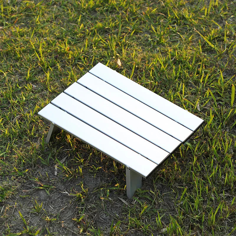 Camping Mini Foldable Table Ultralight Aluminum Alloy Outdoor Table for Travel Picnic Garden Home Detor