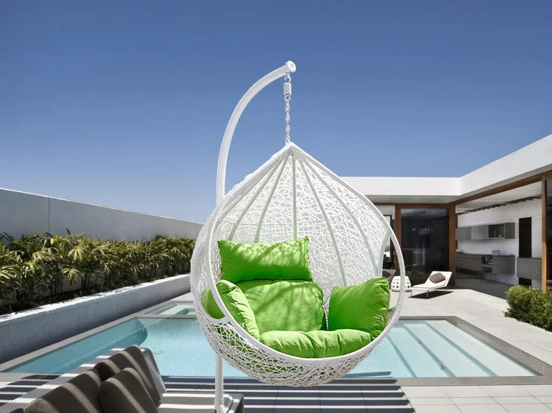 Swing Hanging Chair Hammock Indoor Balcony Bird's Nest Hanging Basket Rattan Chair Reclining Chair, Rocking Chair
