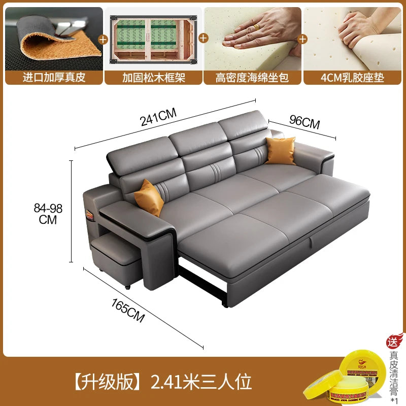 Longer Queen Living Room Sofas European Luxury Floor Folding Living Room Sofas Multifunctional Storage Sofas Camas Furnitures