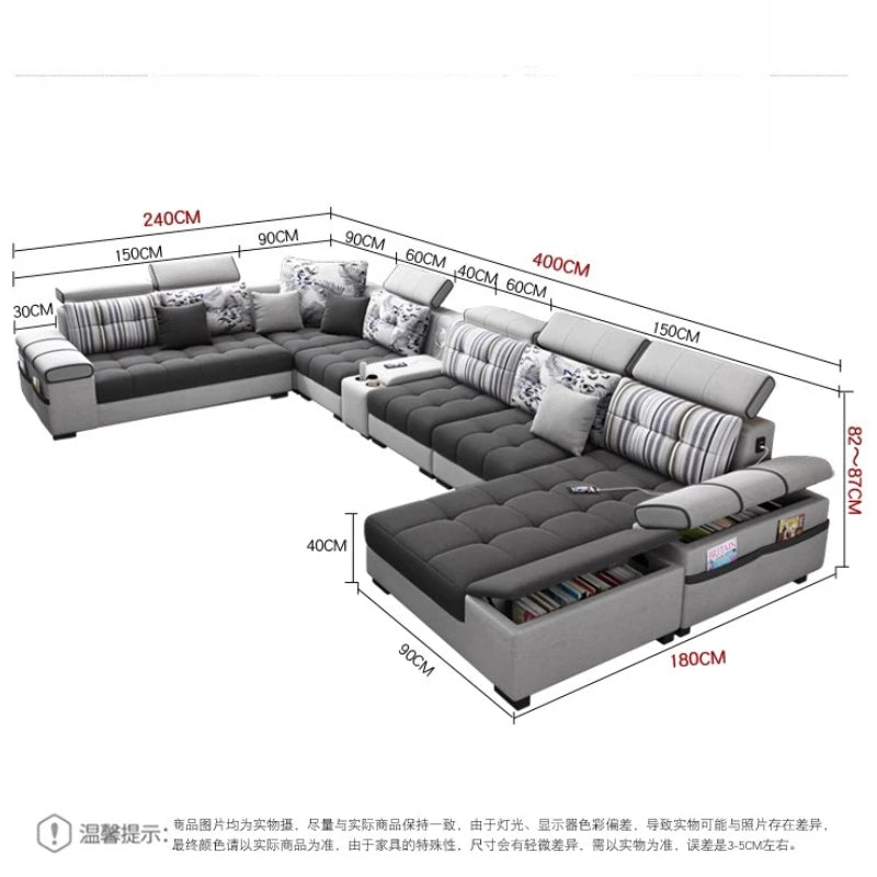 Sectional Living Room Sofas Lazy Lounge Designer Relax Sofa Multifunction Reclining Canape Salon De Luxe House Accessories
