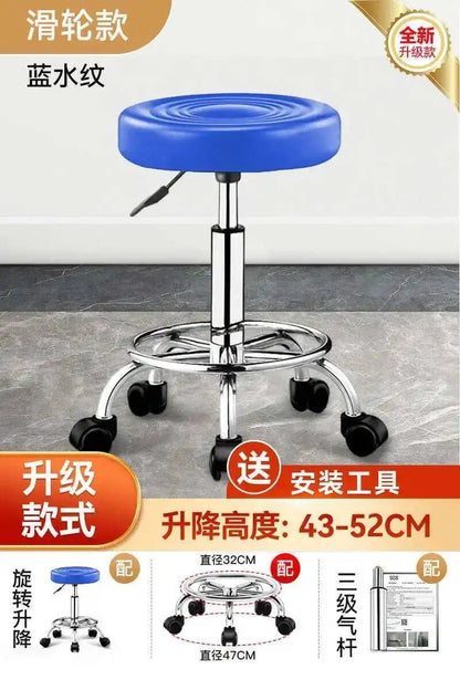 Vintage Bar Chairs Accent Modern Barber Adjustable Office Counter Bar Chairs Nordic High Taburete Silla Furniture YN50BC