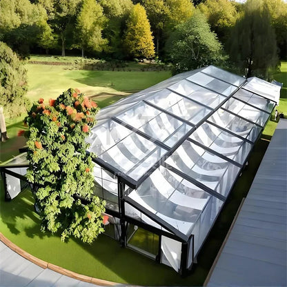 50 200 300 500 People Luxury Clear Tent Decoration Canopy Marquee Tent Rental Sale Outdoor Transparent Wedding Party Tents