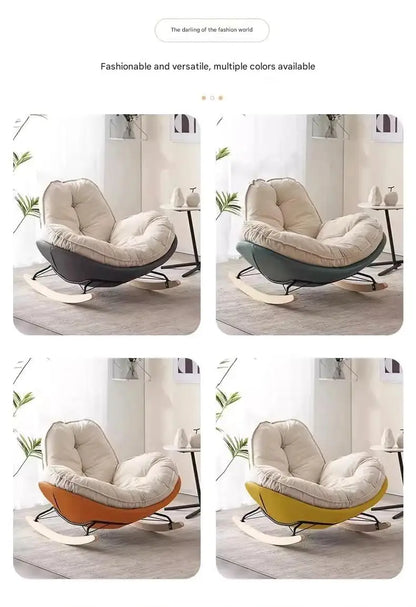 Thickened Penguin Rocking Chair Balcony Sofa Home Bedroom Leisure Chair Wide