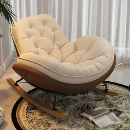 Lazy Sofa Rocking Chair Bedroom Lounge Chair Carefree Adult Living Room Single Balcony Leisure Rocking Chair Recliner Chairs