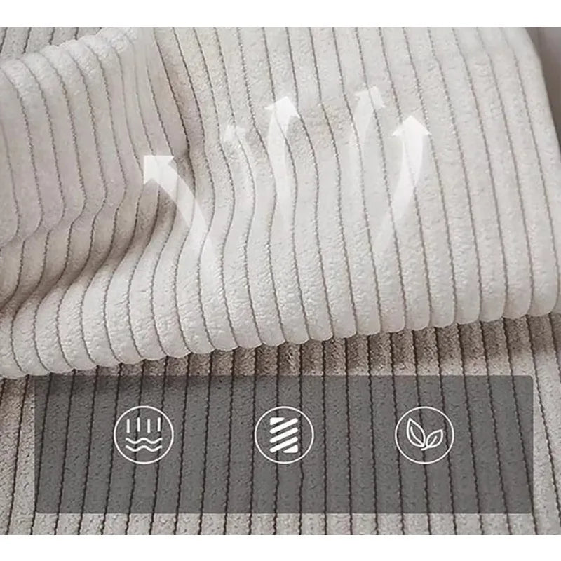 Modern Luxury Living Room Sectional Sofa Set Indoor Furniture Fabric Couch Vacuum Foam Compressed in A Box for Home Apartment
