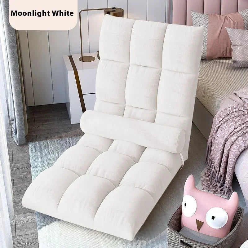 Folding Backrest Chair, Lazy Sofa, Bedroom, Dormitory, Single Seat Cushion, Bed Backrest, Bay Window, Balcony Tatami