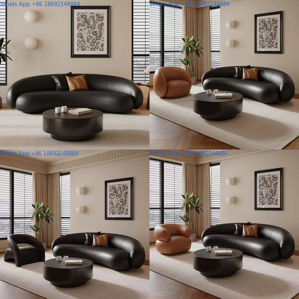 Minimalist Luxury Sofa for Living Room Small Space Lounge Waiting Area Seating