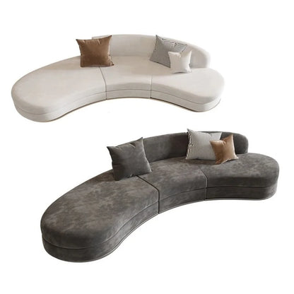 YFY Curved Sofa Living Room Hotel Lobby Rest Area Booth