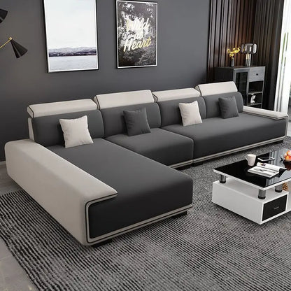 Nordic technology fabric sofa living room modern complete latex light luxury combination dual-purpose