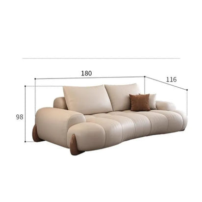 Elegant Luxury Living Room Sofas Modern Leather Cinema Relax Sofa Comfortable Minimalist Articulos Para El Hogar Home Furniture