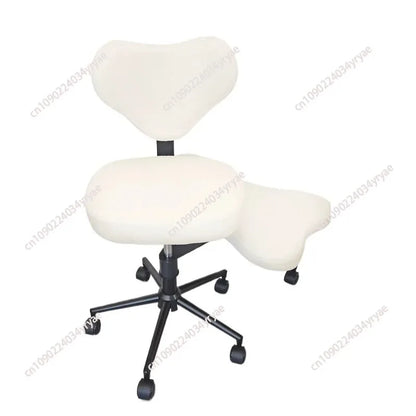 Cross Leg Chair - Meditation Chair with Wheels, ADHD Chair, Height Adjustable Seat, Adjustable Footstool