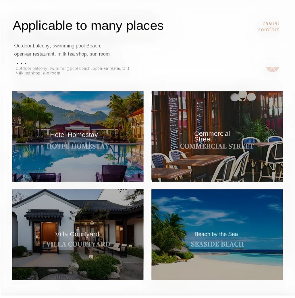 Cheap Waterproof and Sun-proof High Quality PE Rattan Leisure Sofa Set for Garden Party Resort Hotel