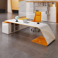 Big Wooden Executive Office Desk White Storage Standing Cheap Executive Office Desk Luxury Corner Tisch Small Spaces Furniture