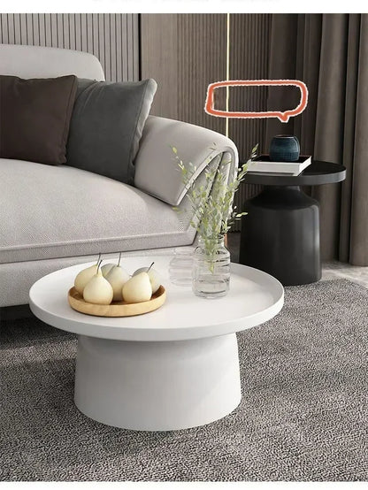 Circular Coffee Tables Nordic Living Room Center Table Modern Side Tea Table Portable Simple Bedroom Nightstand Home Furniture