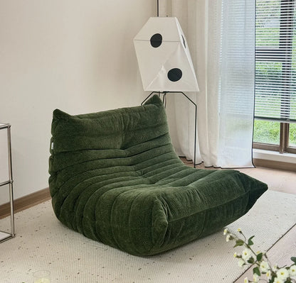 Single seat caterpillar sofa, stylish and luxurious, suitable for use in living rooms, bedrooms, hotels, and shopping malls