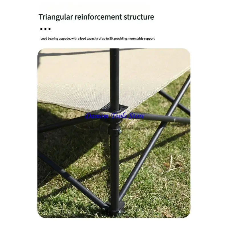 57BE Portable Plastic Folding Table Quick Assembly Water Resistant for Outdoor Use