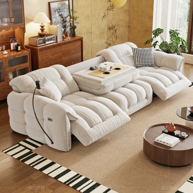 Customizable Nordic Modern Sofa Chair Fancy Electric Designer White Sofa Recliner Floor