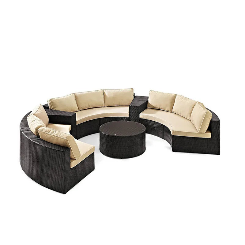 Rattan sales office, garden courtyard, leisure rattan chairs, lobby sofa, coffee table, furniture combination