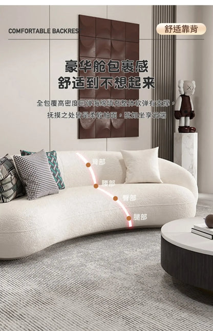 Minimalist Nordic Living Room Sofas Leather Recliner Designer Modern Sofas Luxury Lounge Balcony Cheap Divano Home Furniture