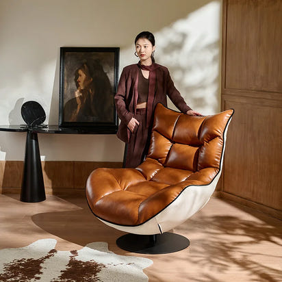 Luxury Modern Nordic Lazy Single Sofa Chair Leisure Chair Living Room Balcony compressed Table pliante sofa in the living room