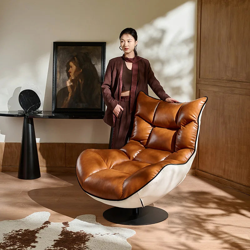 Luxury Modern Nordic Lazy Single Sofa Chair Leisure Chair Living Room Balcony compressed Table pliante sofa in the living room