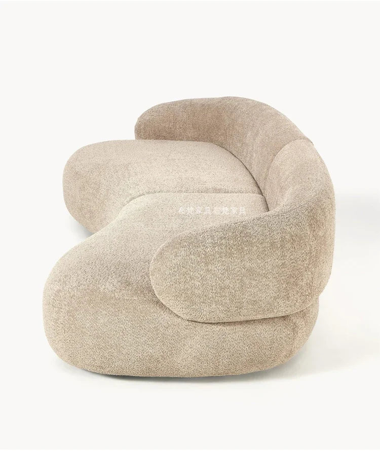 Designer Lounge Living Room Sofas Children Luxury Modern Nordic Sofas Canape Outdoor Curved Wood Divano Lounge Suite Furniture