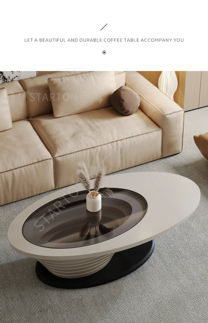 Table basse livres nordique esthétique Unique Table basse verre Salon moderne Mesa auxiliaire Salon meubles