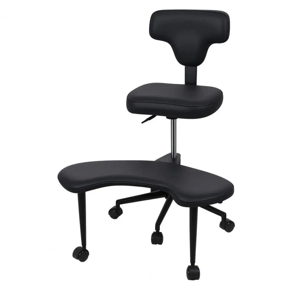 Height Adjustable Criss-Cross Desk Chair with Wheels And Lumbar Support Fidget-Friendly Office Chair for Dynamic Comfort