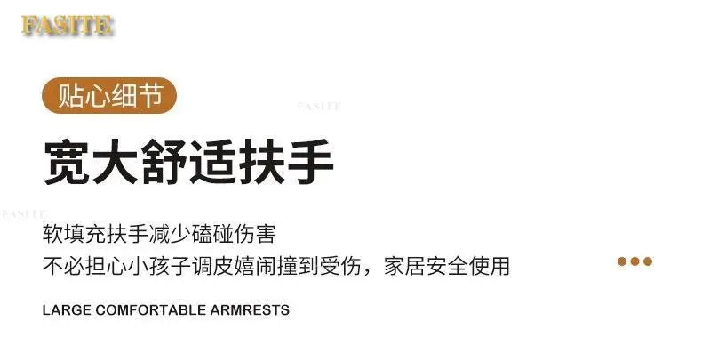 Italian light luxury leather sofa modern high-end straight row villa large flat floor