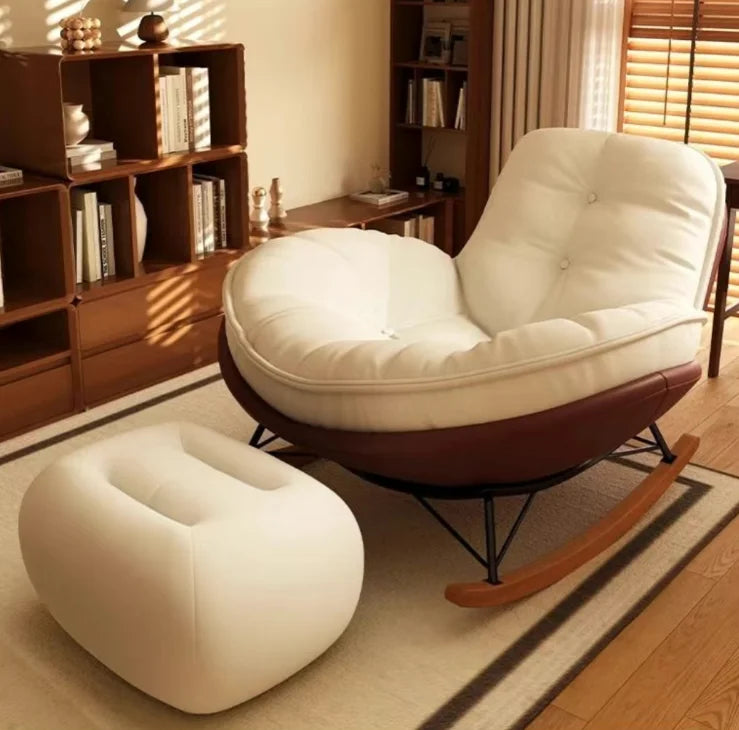 Lazy Couch Penguin Rocking Chair Indoor Leisure Rocking Chair Lounge Chair Rocking Daybed Adult Lounge Snail Balcony Home Egg
