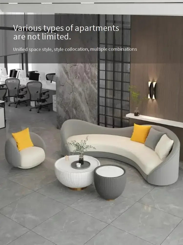 Funky Europe Living Room Sofas Service Minimalist Background Luxury Office Sofa Relaxing Elegant Modern Divano Salon Furniture