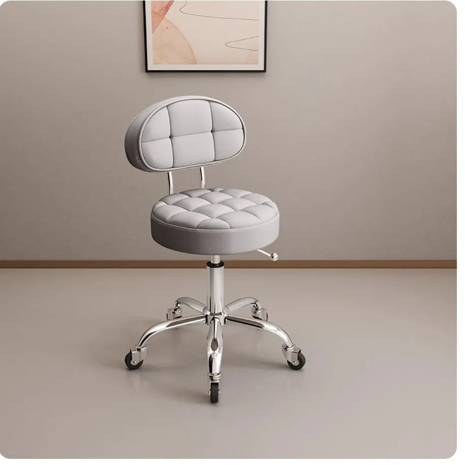 household goods Big work stool hair cutting chair rotating lifting round stool pulley hair salon special beauty stool