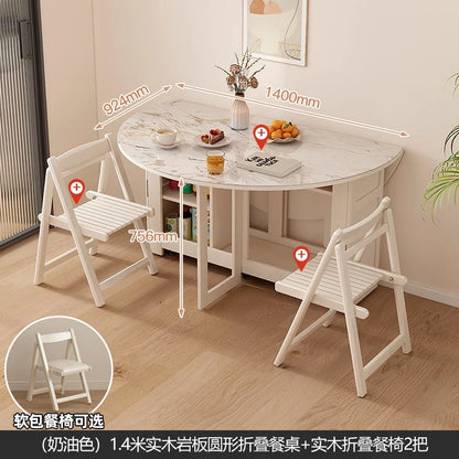 Waterproof Chair Dining Table Breakfast Modern Chair Side Dining Table Space Savers Round Set Sala Da Pranzo Home Furnitures