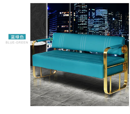 Barber Shop Sofa Waiting Chair Simple Modern Nordic Double Studio Salon Sofa