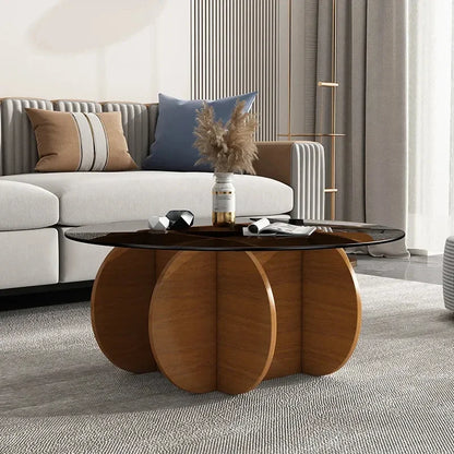 Unique Display Coffee Table Clear Ornaments Aesthetic Minimalist Coffee Table Luxury Design Mesa Centro Salon Home Furniture