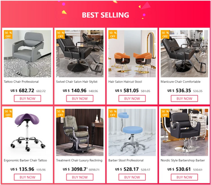 Salon Chair For Hair Stylist Salon Chairs Barber Chairs Shop Hair Cosmetologist 360° Free Rotation Ergonomic Chair Salon Chair