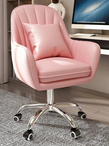 Leisure Bedroom Student Dormitory Computer Chair Home Furniture Backrest Office Chairs Front Desk Hotel Lifting Swivel Armchair