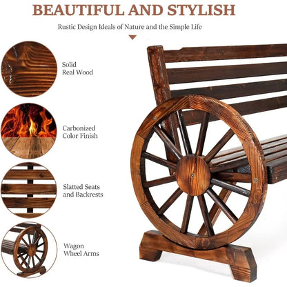 2025 New outdoor metal Bench with backrest garden long chair outdoor bench cast aluminum leisure Patio benches