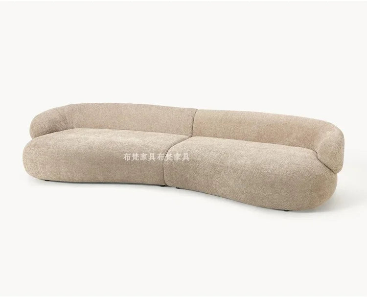 Designer Lounge Living Room Sofas Children Luxury Modern Nordic Sofas Canape Outdoor Curved Wood Divano Lounge Suite Furniture