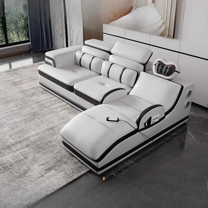 PatioLix Massage Minimalist Sofas Modern Leather Sectional Designer Sofas Lazy Luxury Cadeiras Para Sala De Estar Living Room Furniture