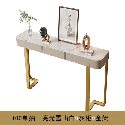 Italian Luxury Console Table With Storage Thin Living Room Entrance Console Table Rectangle Glam Woonkamer Tafel Furniture