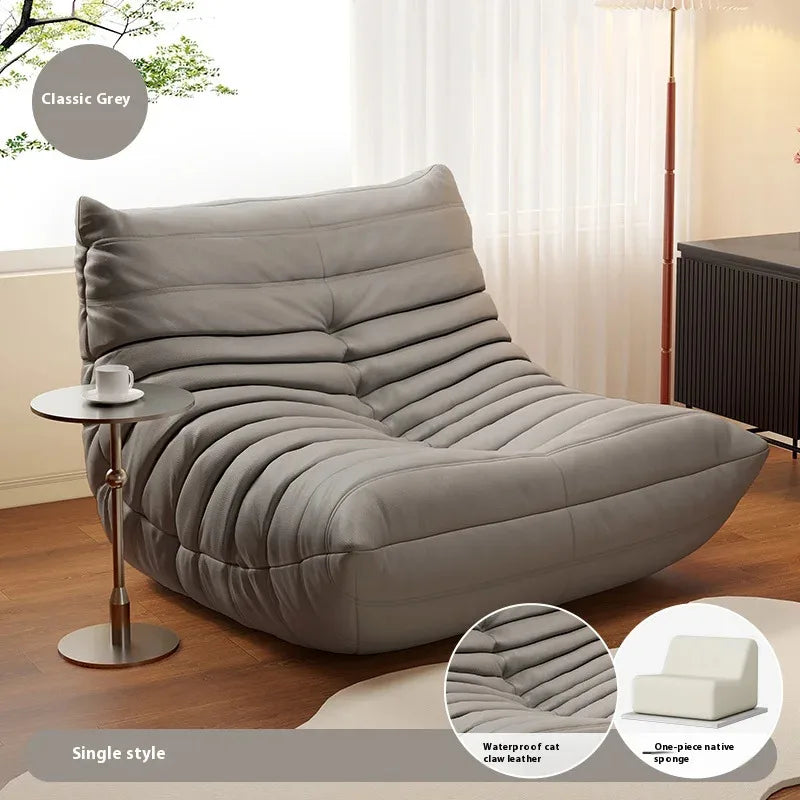 Modern Double Lazy Sofa Living Room Minimalist Relaxing Recliner Sofa Puff Comfortable Salas Y Sofas Muebles Rooam Decor