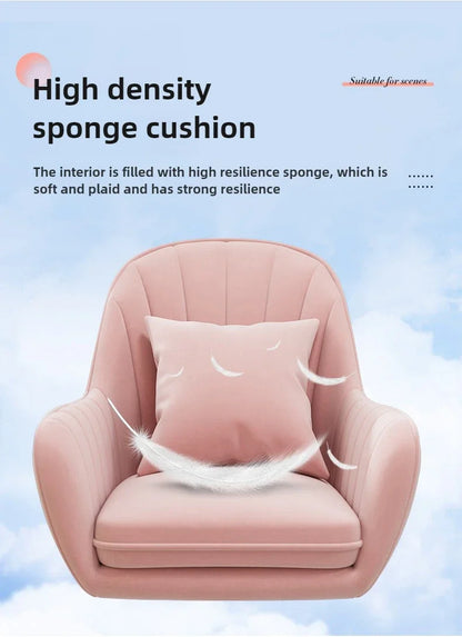 Computer chair home comfort sedentary backrest casual office seat girl cute bedroom student desk turn chair
