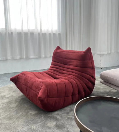 Single seat caterpillar sofa, stylish and luxurious, suitable for use in living rooms, bedrooms, hotels, and shopping malls