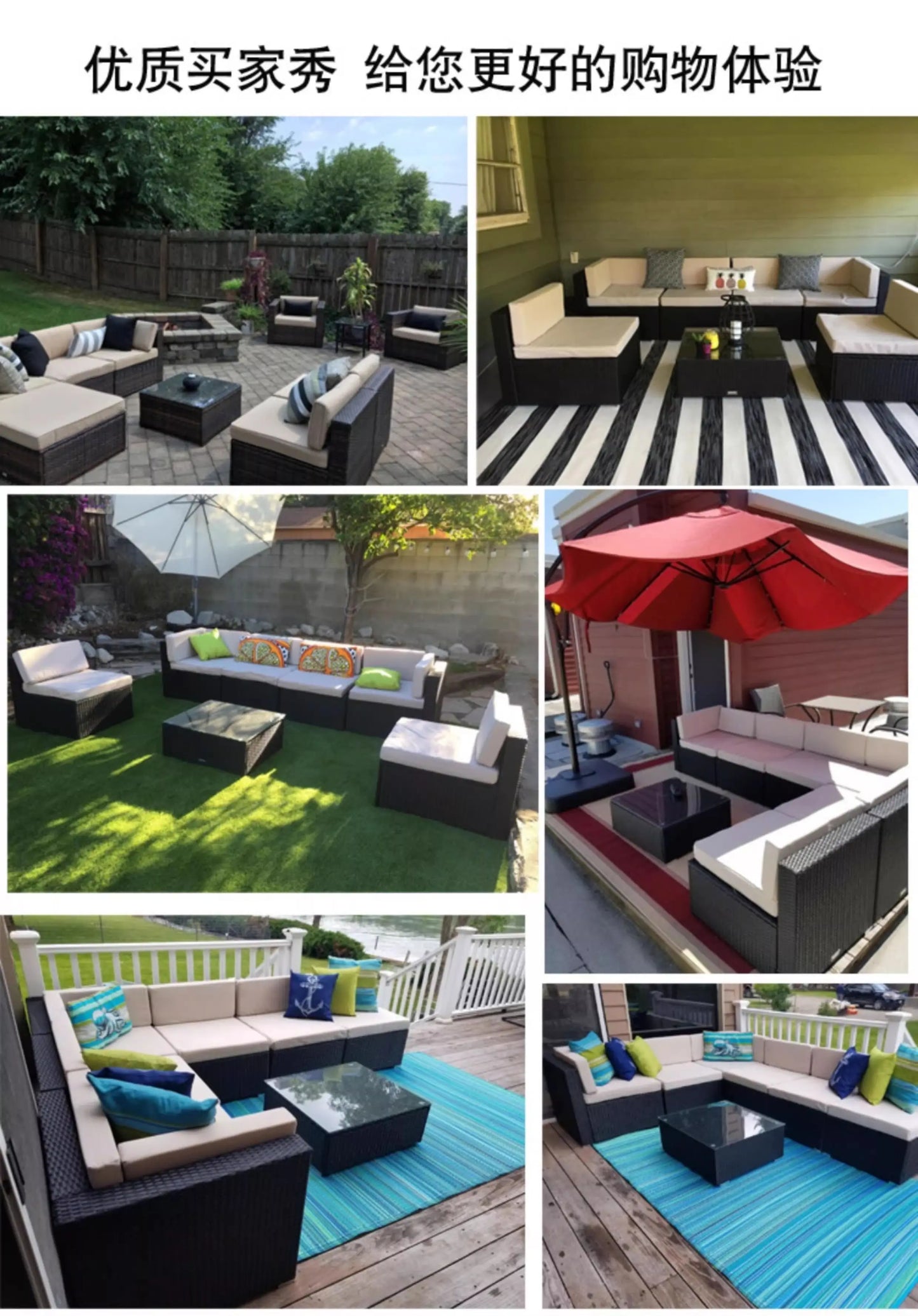 Outdoor Rattan Garden Furniture Sets Sofa Modern Luxury Metal Garden Furniture Sets Storage Table Conjunto Trendy Furniture
